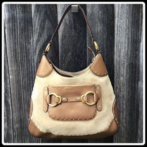 Cole Haan Stephanie suede handbag